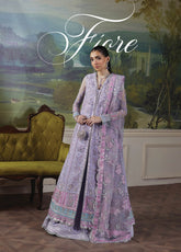 Republic WomensWear Embroidered Organza 3 Piece Unstitched Suit RW24PDV D-02 FIORE